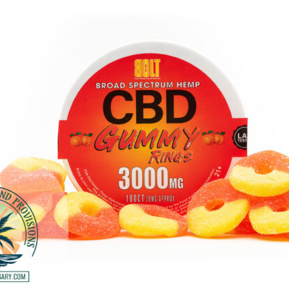 Bolt Peach Ring CBD Gummies - 3000 MG